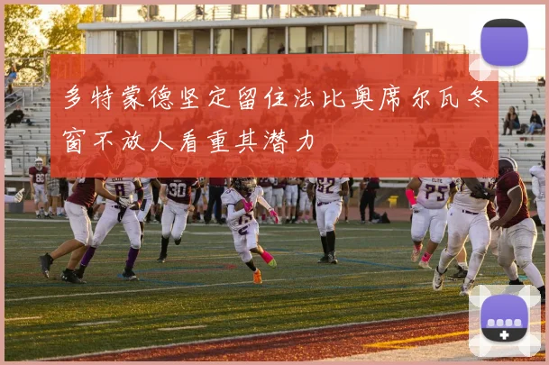 多特蒙德坚定留住法比奥席尔瓦冬窗不放人看重其潜力