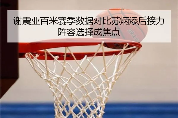 谢震业百米赛季数据对比苏炳添后接力阵容选择成焦点